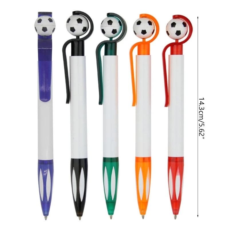 Lot de 5 Stylo Bille Football foot