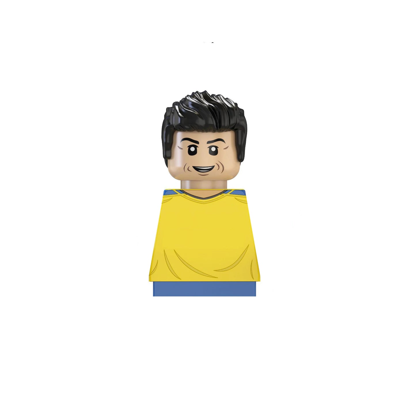 2024 NEW World Famous Football Players Keychain Figurine Messi Ronaldo Neymar Mini Action Building Block Model Toy Kids Gifts
