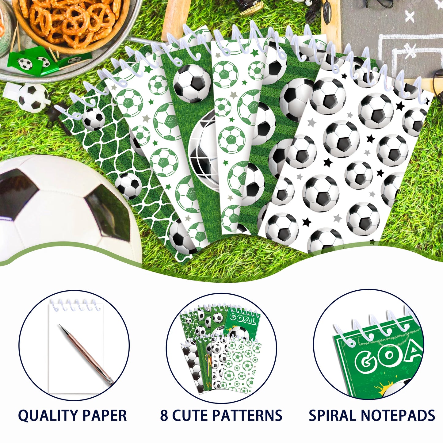 Mini Carnets de Note foot