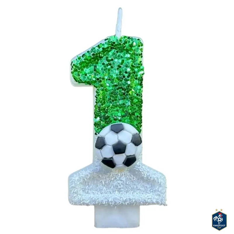 Bougie Chiffre – Décoration Anniversaire foot