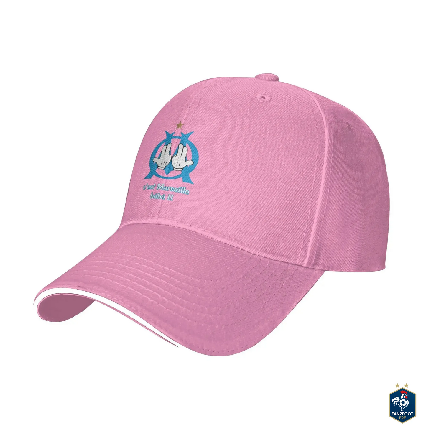 Casquette OM JUL "C'est Marseille bébé" foot