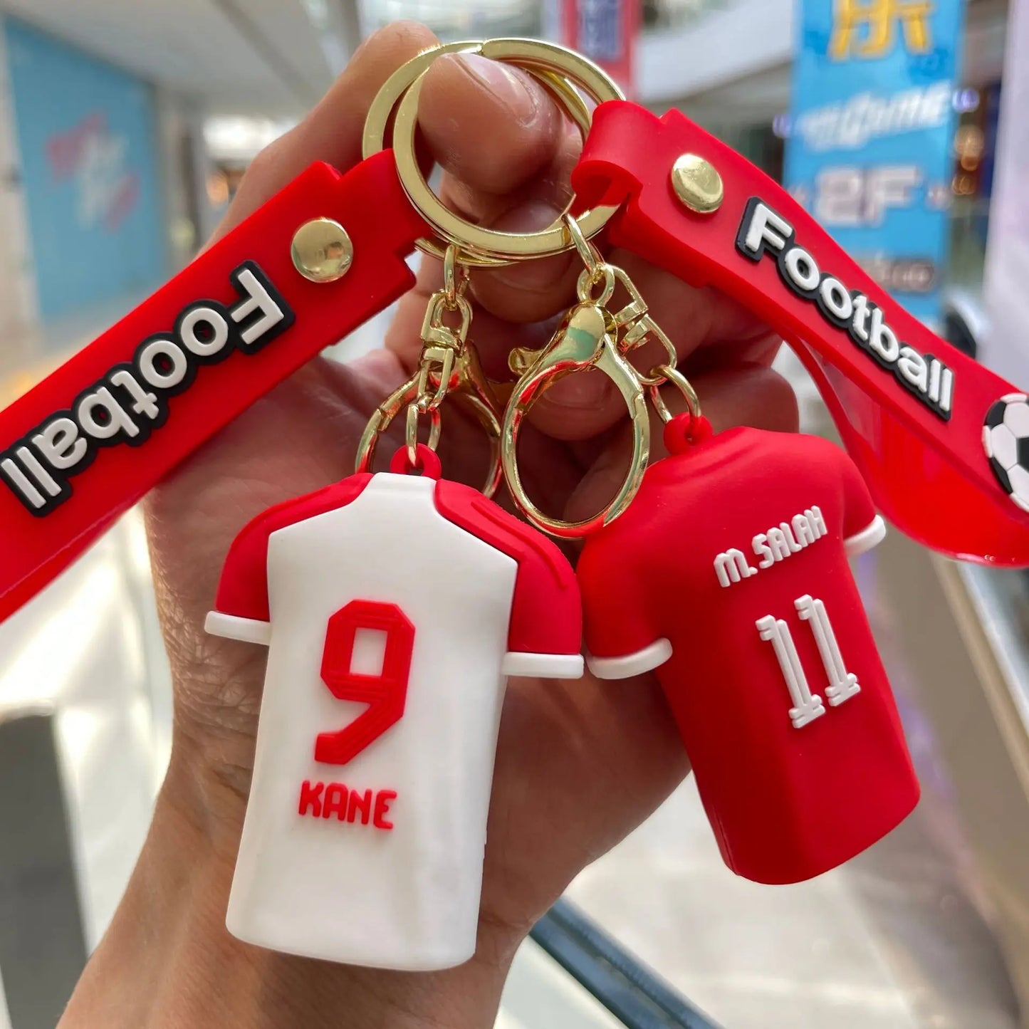 Porte-Clés Silicone Joueur foot