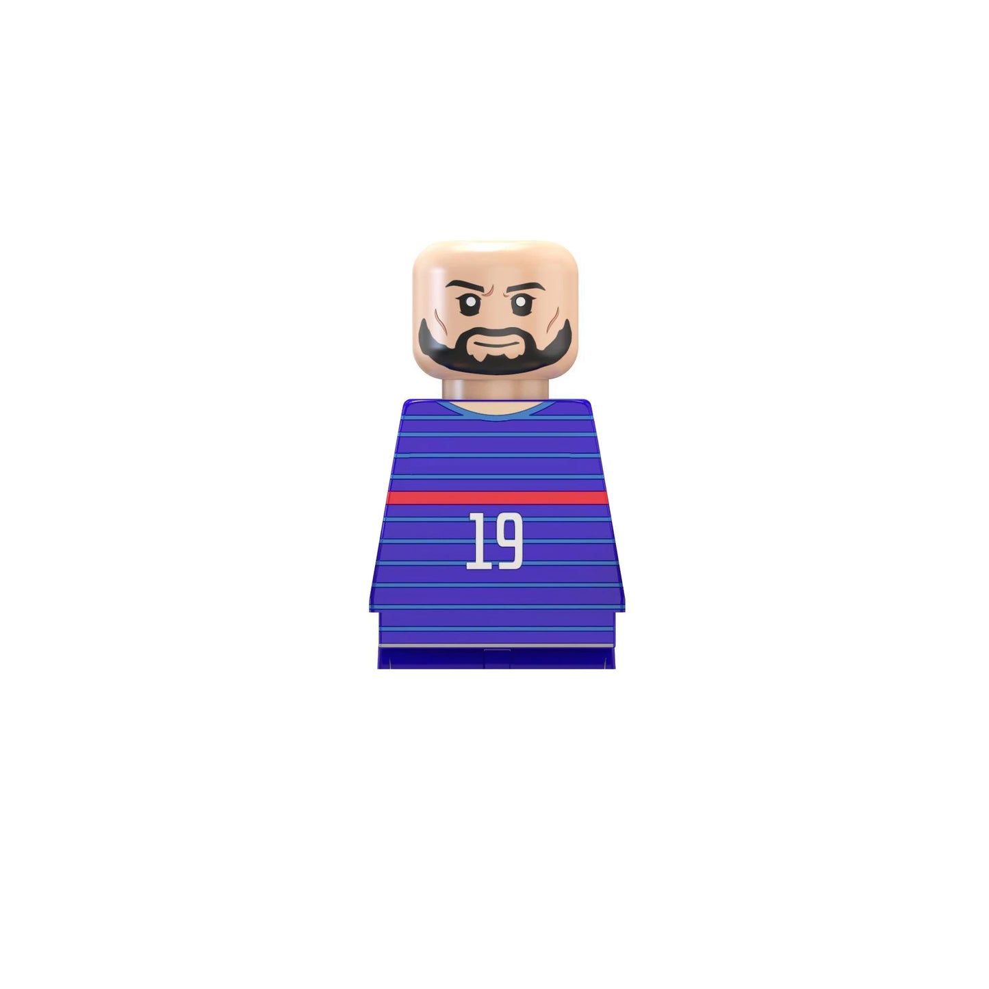 2024 NEW World Famous Football Players Keychain Figurine Messi Ronaldo Neymar Mini Action Building Block Model Toy Kids Gifts