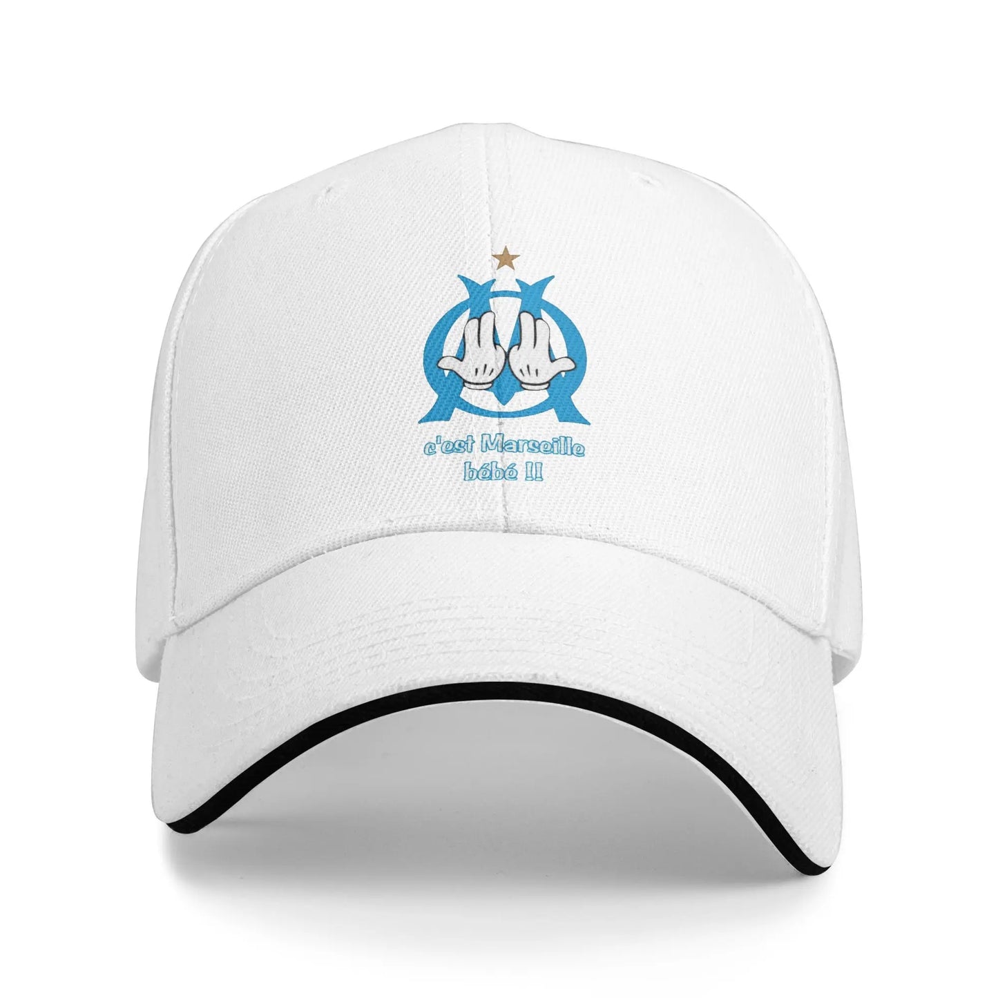 Casquette OM JUL "C'est Marseille bébé" foot