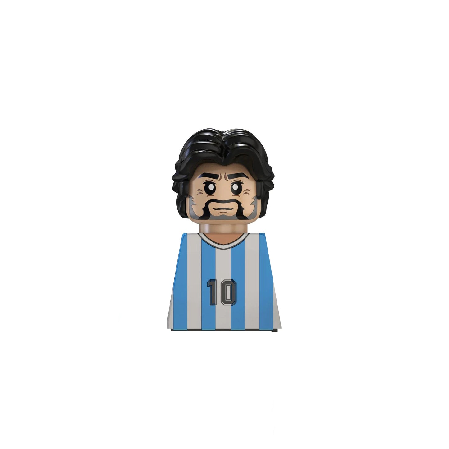 2024 NEW World Famous Football Players Keychain Figurine Messi Ronaldo Neymar Mini Action Building Block Model Toy Kids Gifts