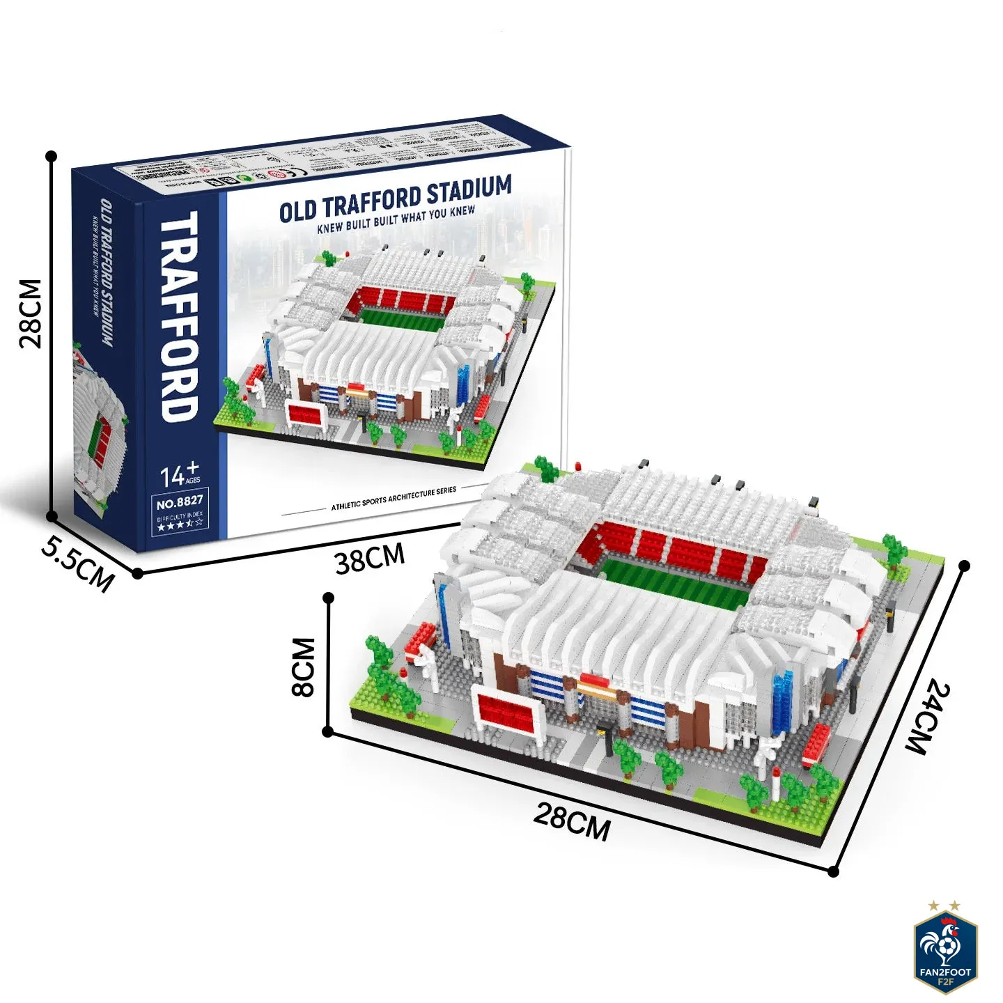 Stade de Football – Kit de Construction type LEGO foot