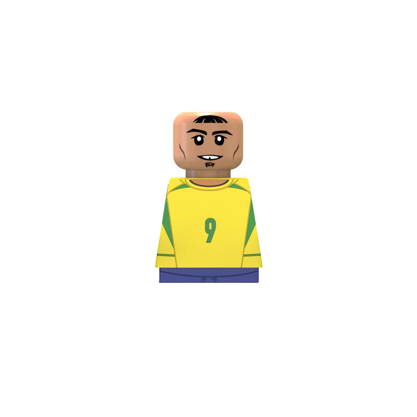 2024 NEW World Famous Football Players Keychain Figurine Messi Ronaldo Neymar Mini Action Building Block Model Toy Kids Gifts