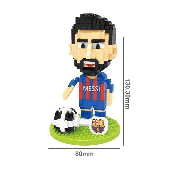 Jeu de Construction en Blocs type Lego - Joueurs foot