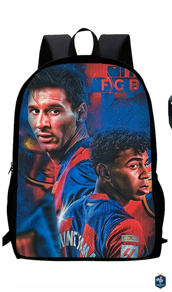 Ensemble Cartable Enfant 3 Pièces – Sac à Dos, Sac Repas, Trousse foot