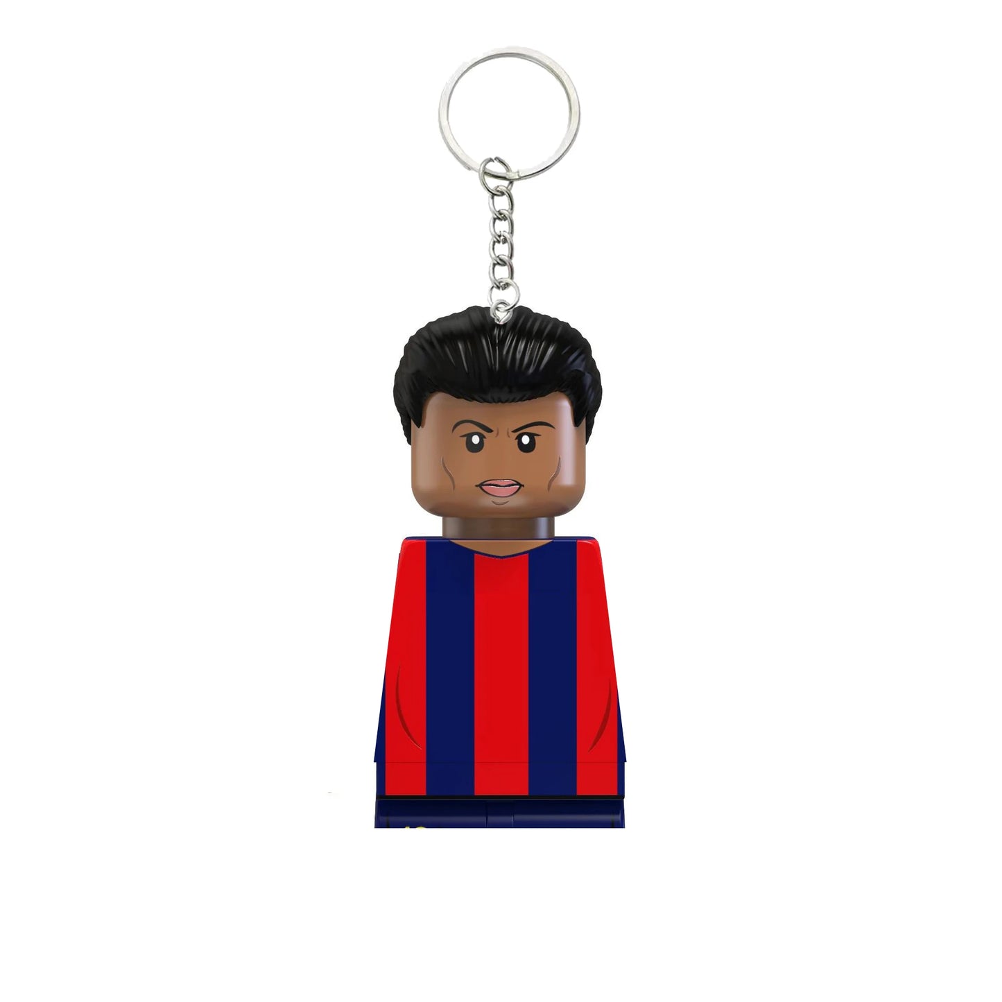 2024 NEW World Famous Football Players Keychain Figurine Messi Ronaldo Neymar Mini Action Building Block Model Toy Kids Gifts