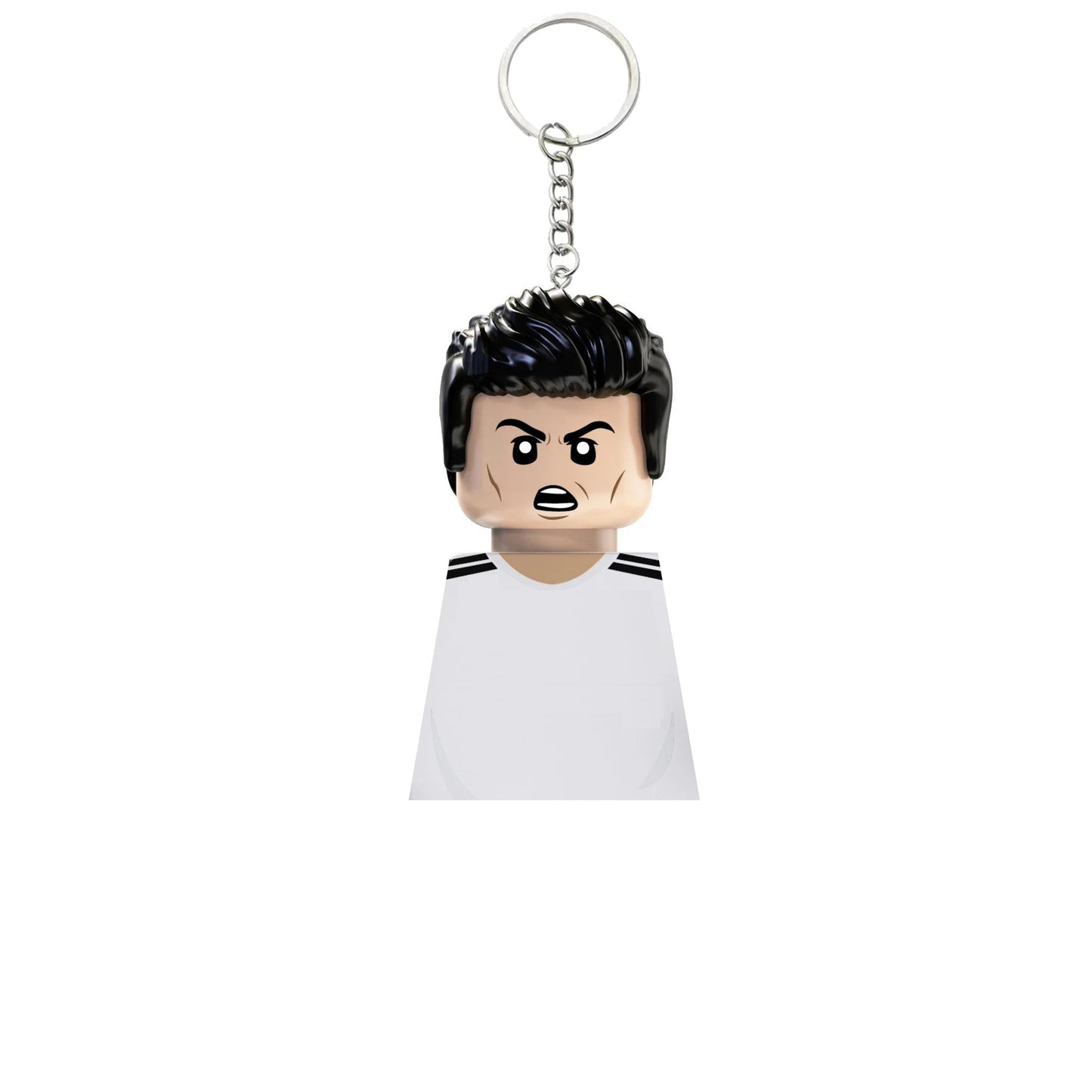 2024 NEW World Famous Football Players Keychain Figurine Messi Ronaldo Neymar Mini Action Building Block Model Toy Kids Gifts