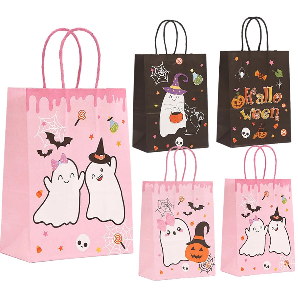 10pcs Soccer Party Favors Paper Bag Football Theme Candy Bags with Handle Ties Gift Packaging Bags Kids Birthday Party Decor