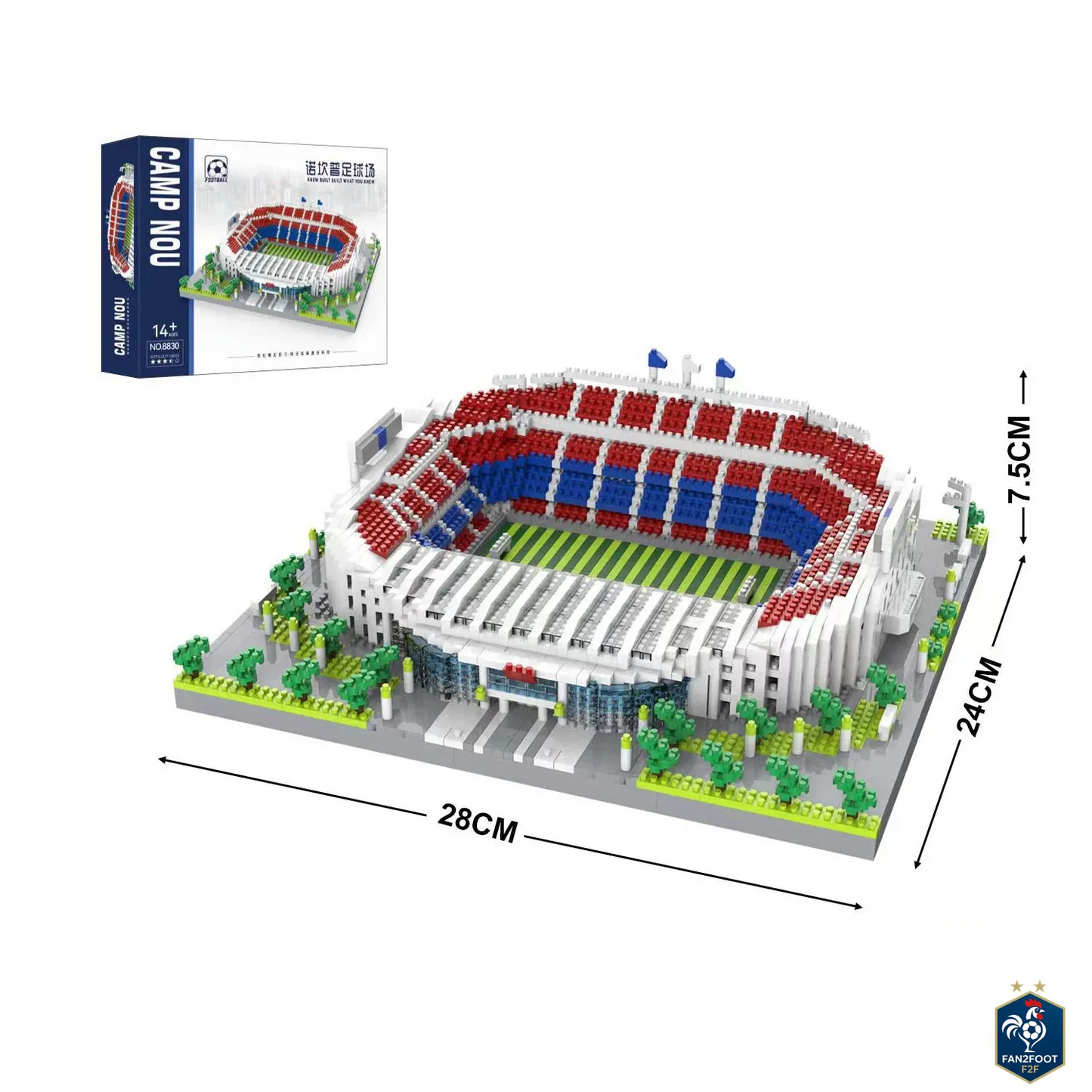 Stade de Football – Kit de Construction type LEGO foot