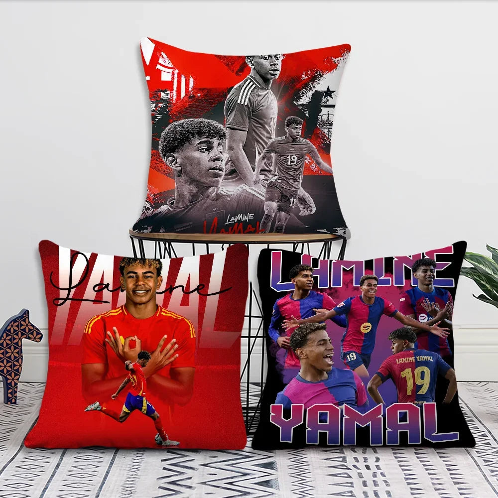 Housse de Coussin Lamine Yamal foot