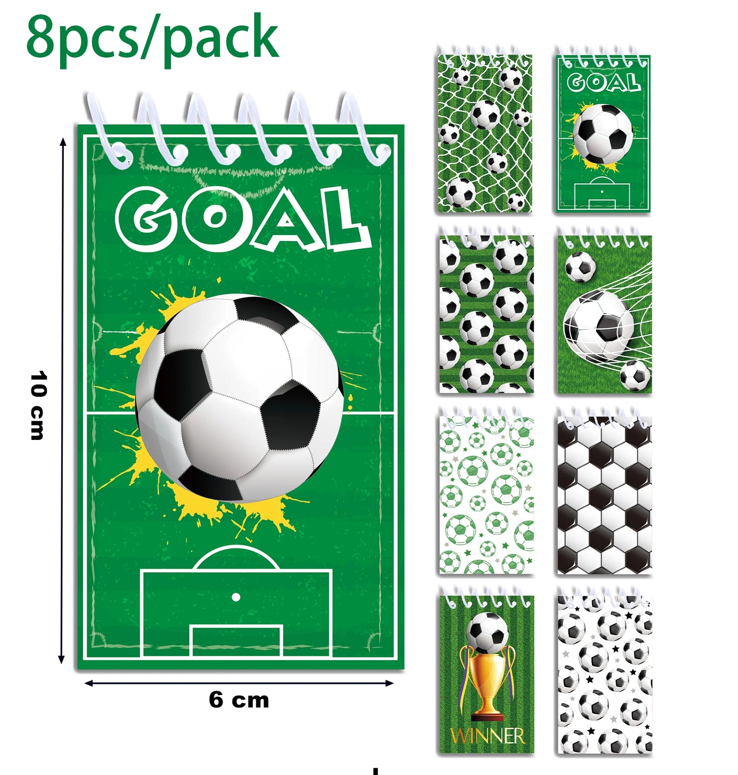 Mini Carnets de Note foot