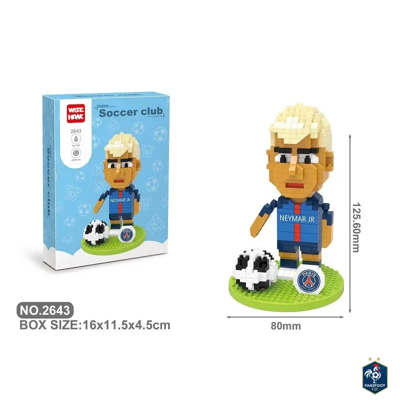 Jeu de Construction en Blocs type Lego - Joueurs foot