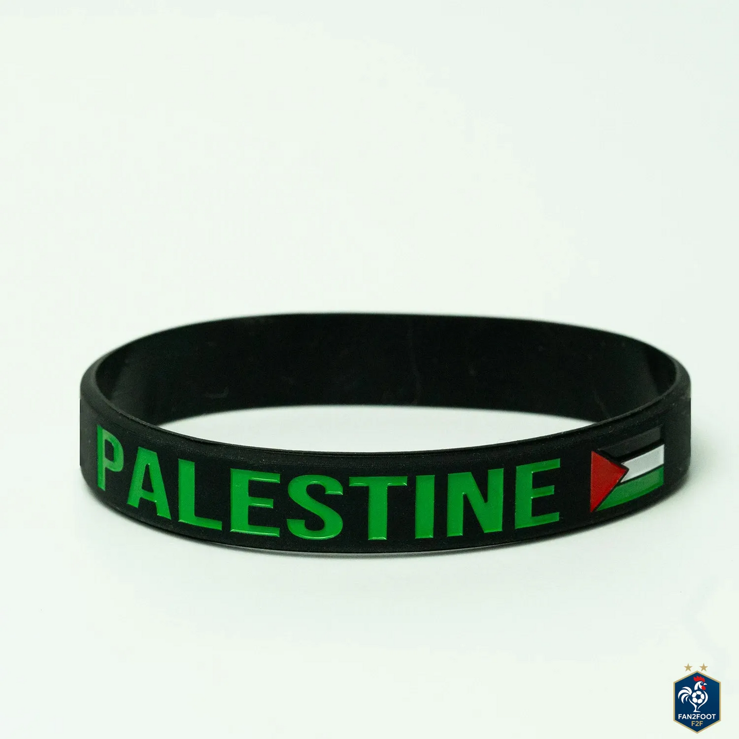 Lot de 2 Bracelets en Silicone Palestine foot