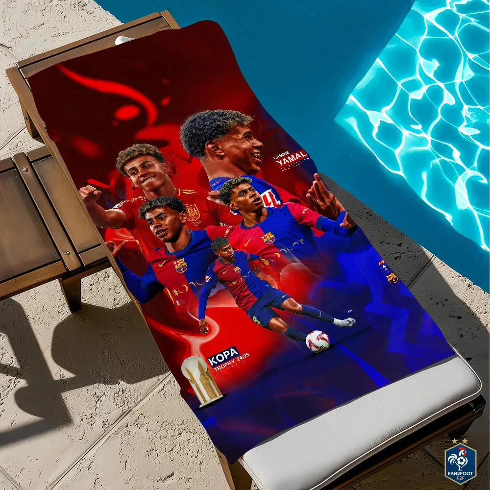 Serviette Plage Lamine Yamal foot