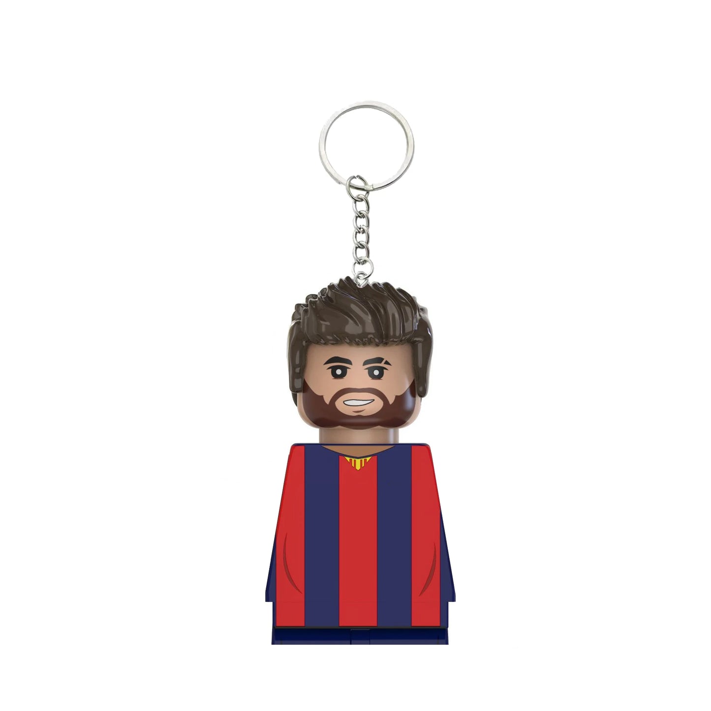 2024 NEW World Famous Football Players Keychain Figurine Messi Ronaldo Neymar Mini Action Building Block Model Toy Kids Gifts