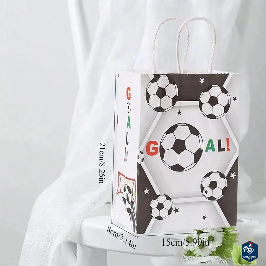 Lot de 10 Sacs Anniversaire foot