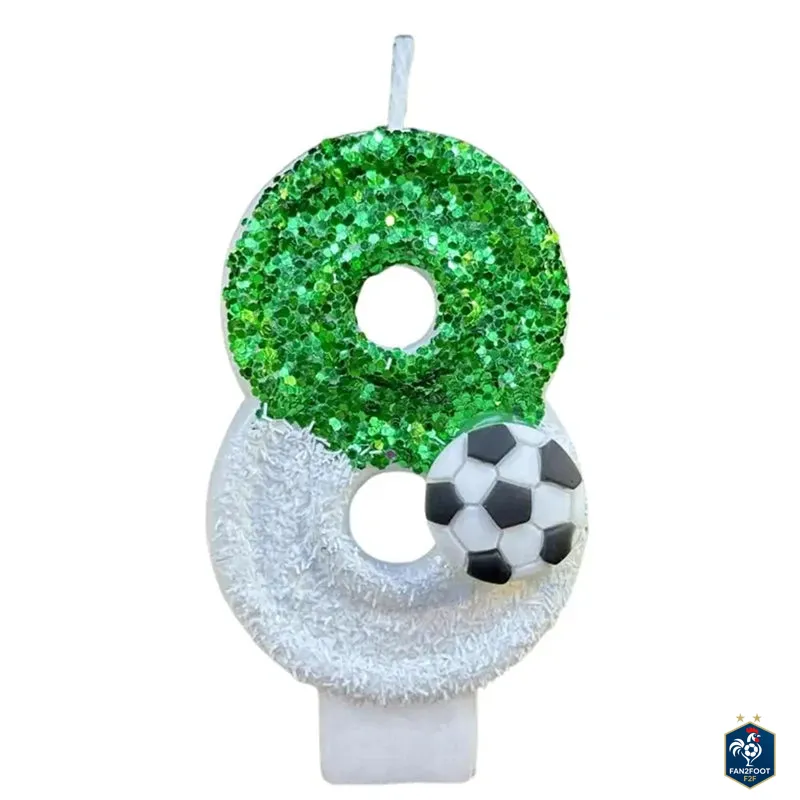 Bougie Chiffre – Décoration Anniversaire foot