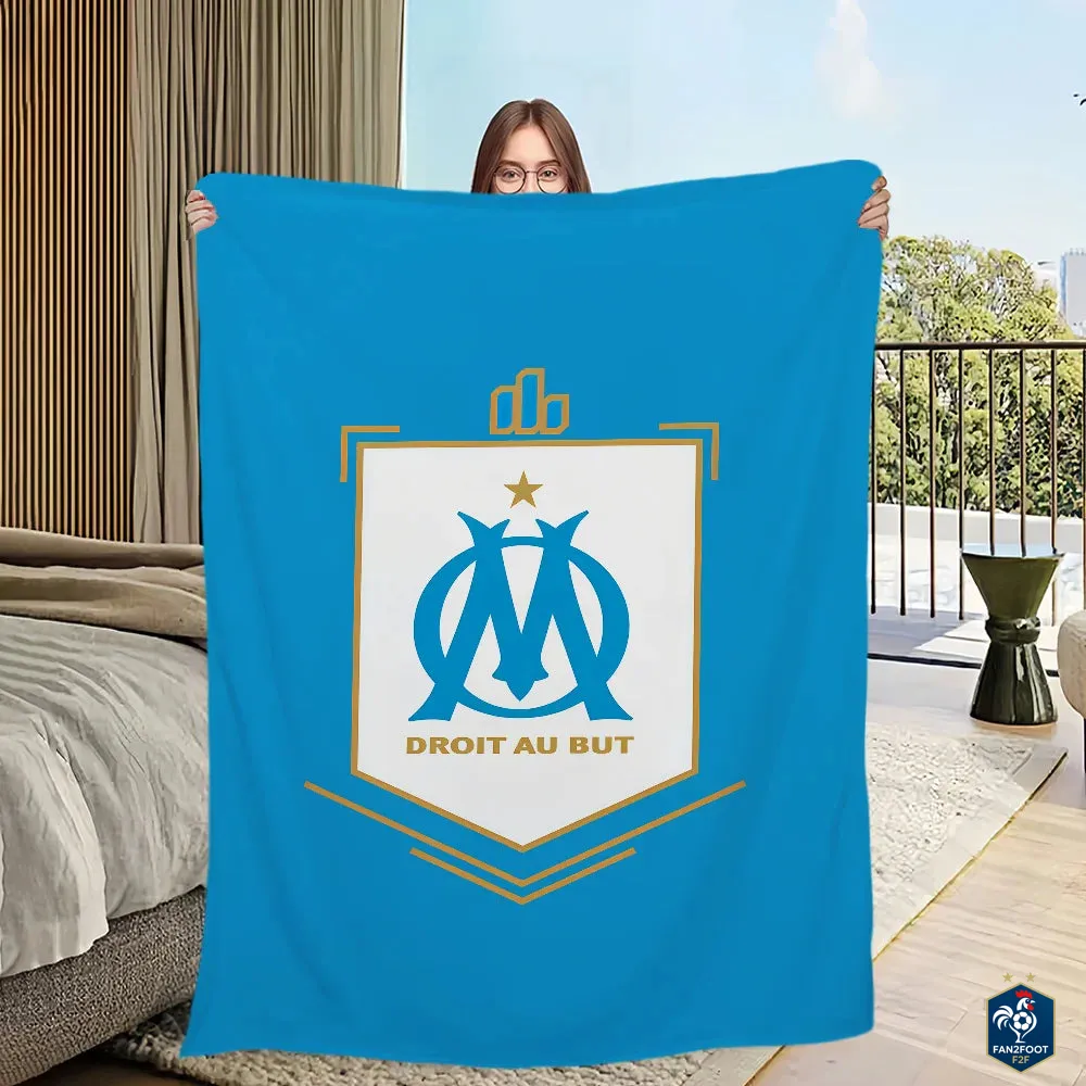 Couverture ultra-douce OM foot