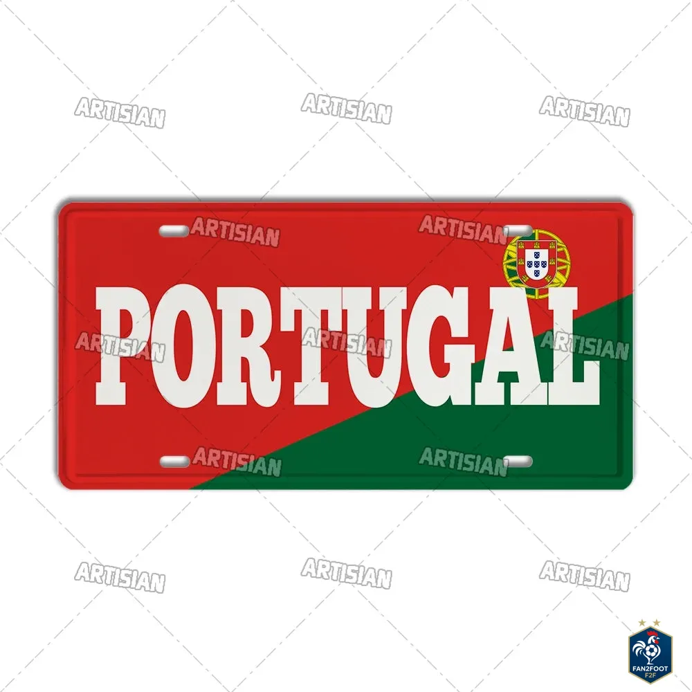 Plaque Métal Déco Murale Vintage foot
