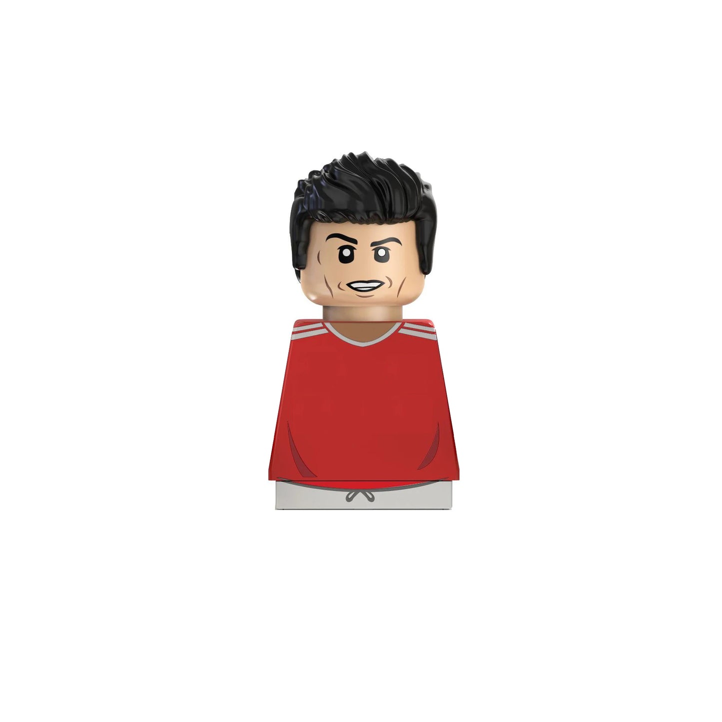 2024 NEW World Famous Football Players Keychain Figurine Messi Ronaldo Neymar Mini Action Building Block Model Toy Kids Gifts