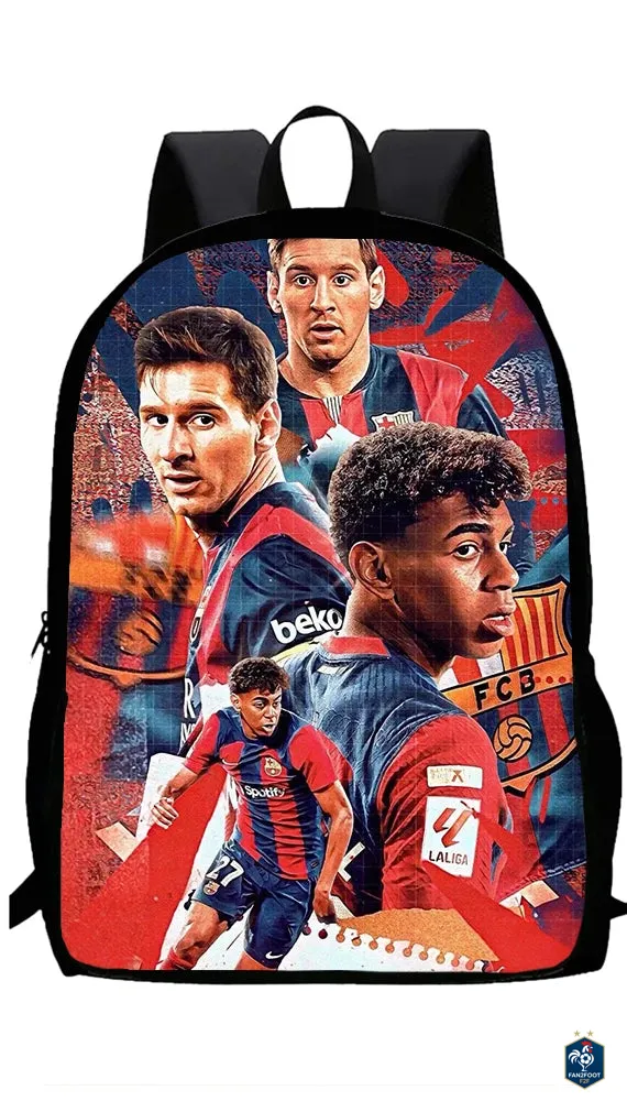 Ensemble Cartable Enfant 3 Pièces – Sac à Dos, Sac Repas, Trousse foot