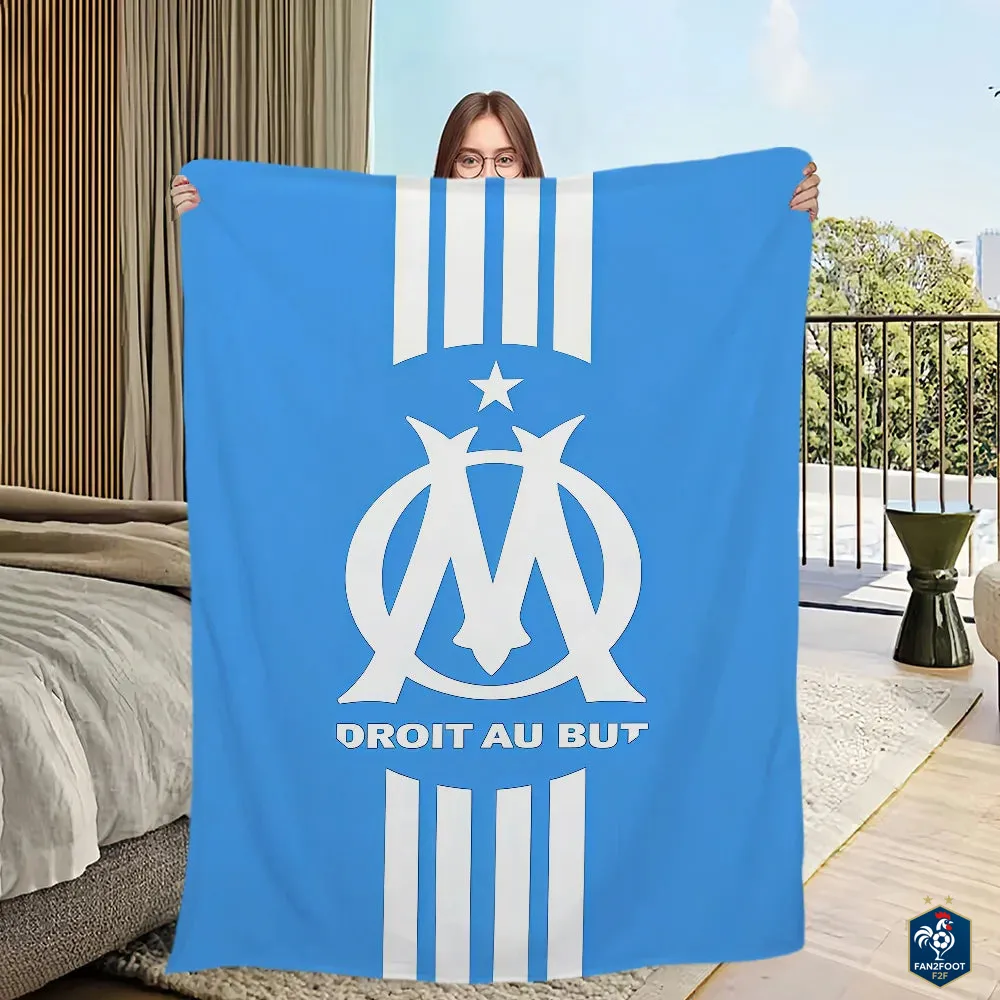 Couverture ultra-douce OM foot