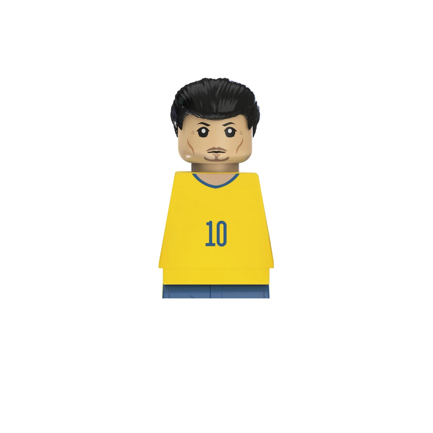 2024 NEW World Famous Football Players Keychain Figurine Messi Ronaldo Neymar Mini Action Building Block Model Toy Kids Gifts