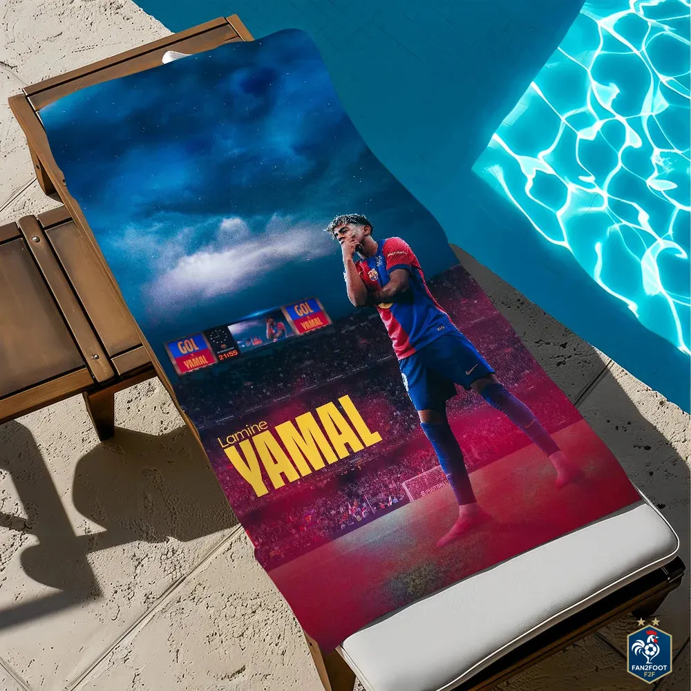 Serviette Plage Lamine Yamal foot