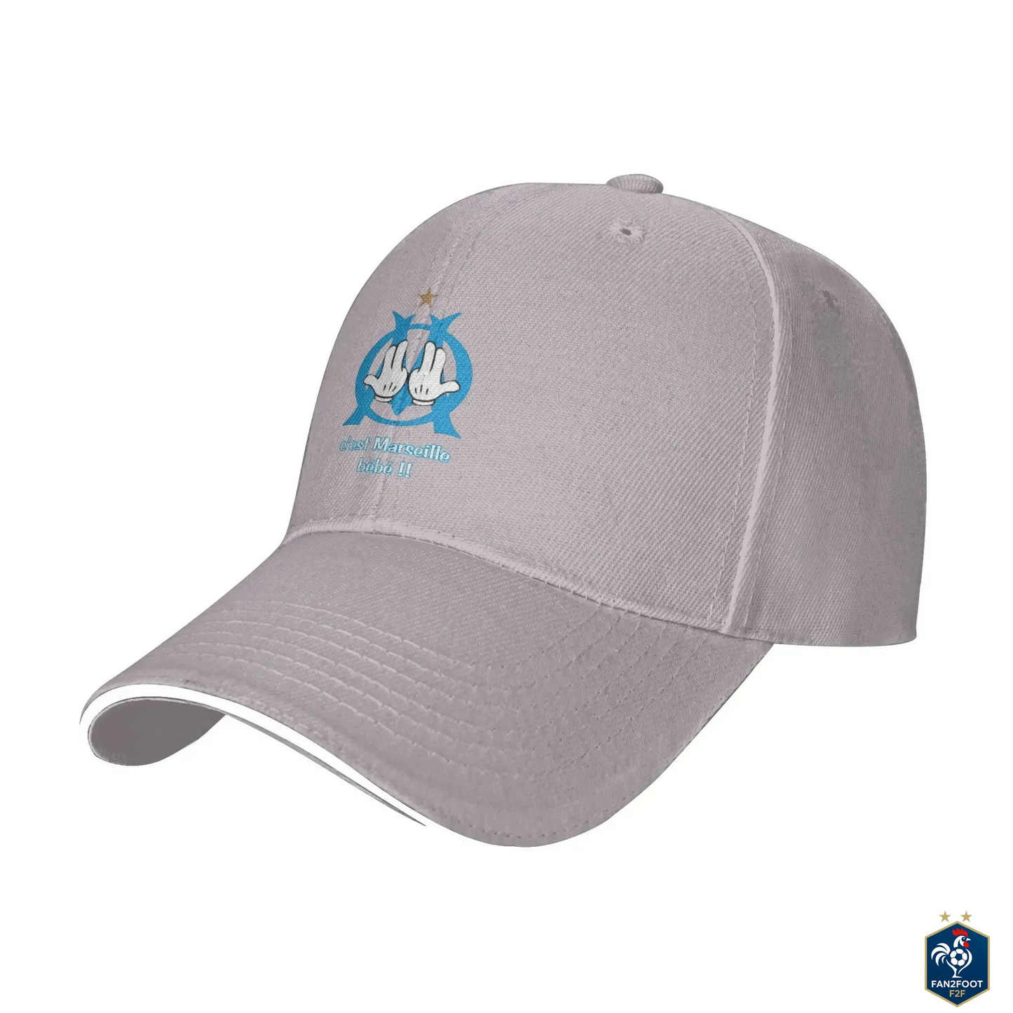 Casquette OM JUL "C'est Marseille bébé" foot