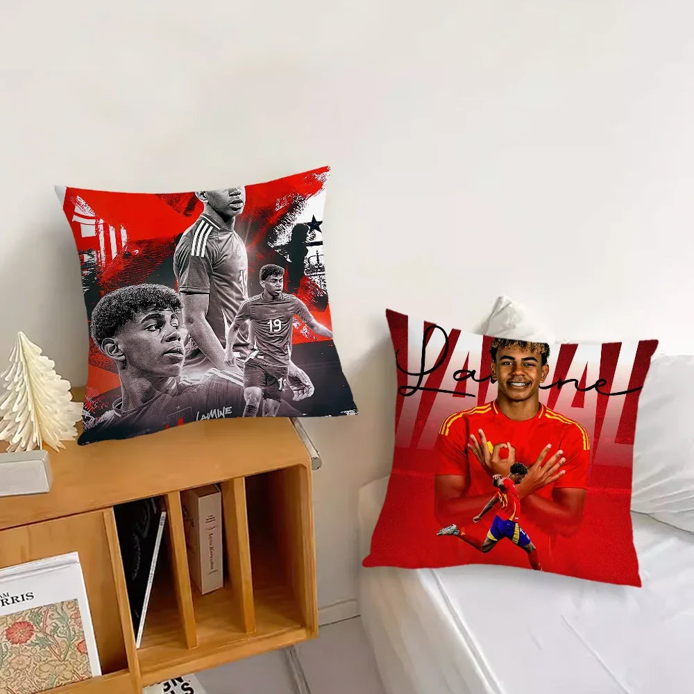 Housse de Coussin Lamine Yamal foot