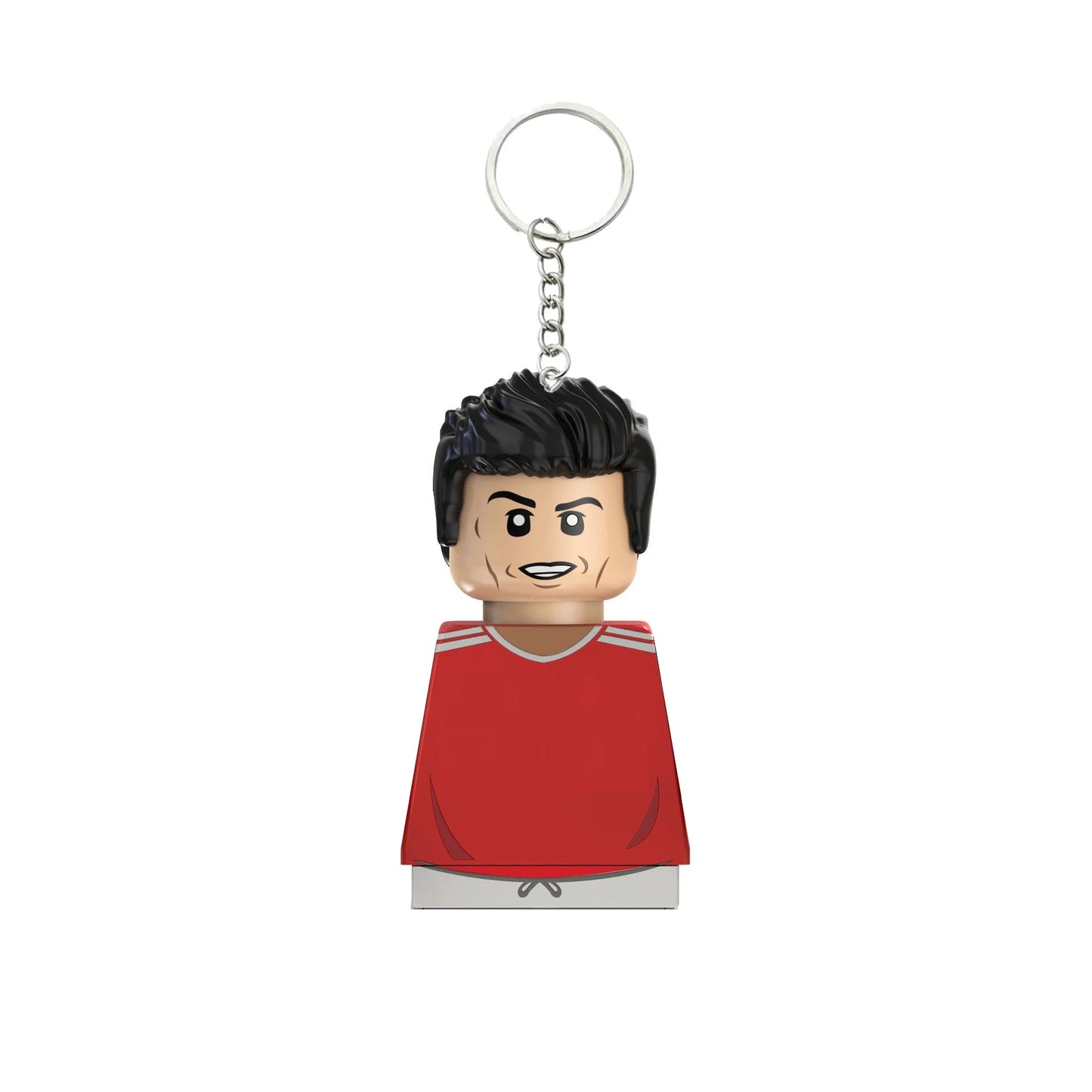 2024 NEW World Famous Football Players Keychain Figurine Messi Ronaldo Neymar Mini Action Building Block Model Toy Kids Gifts