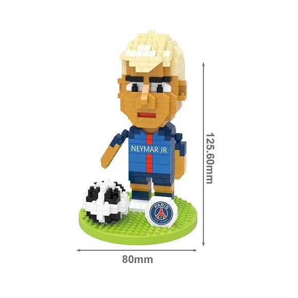 Jeu de Construction en Blocs type Lego - Joueurs foot