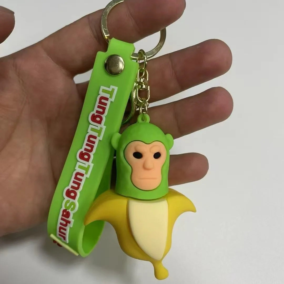 Porte-clés Silicone Brainrot-Fan2Foot