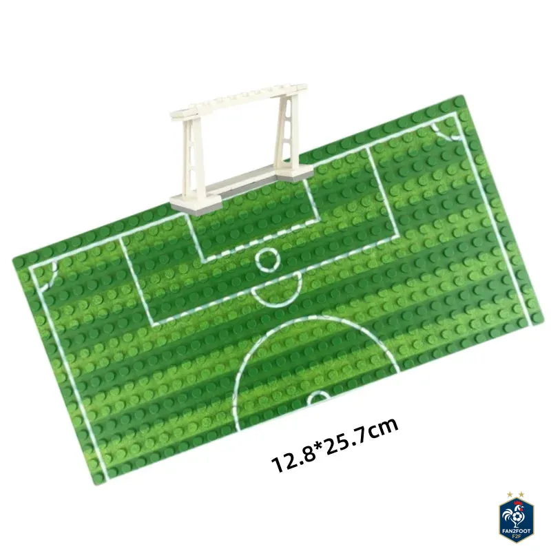 Terrain de Football en Mini Blocs type LEGO foot