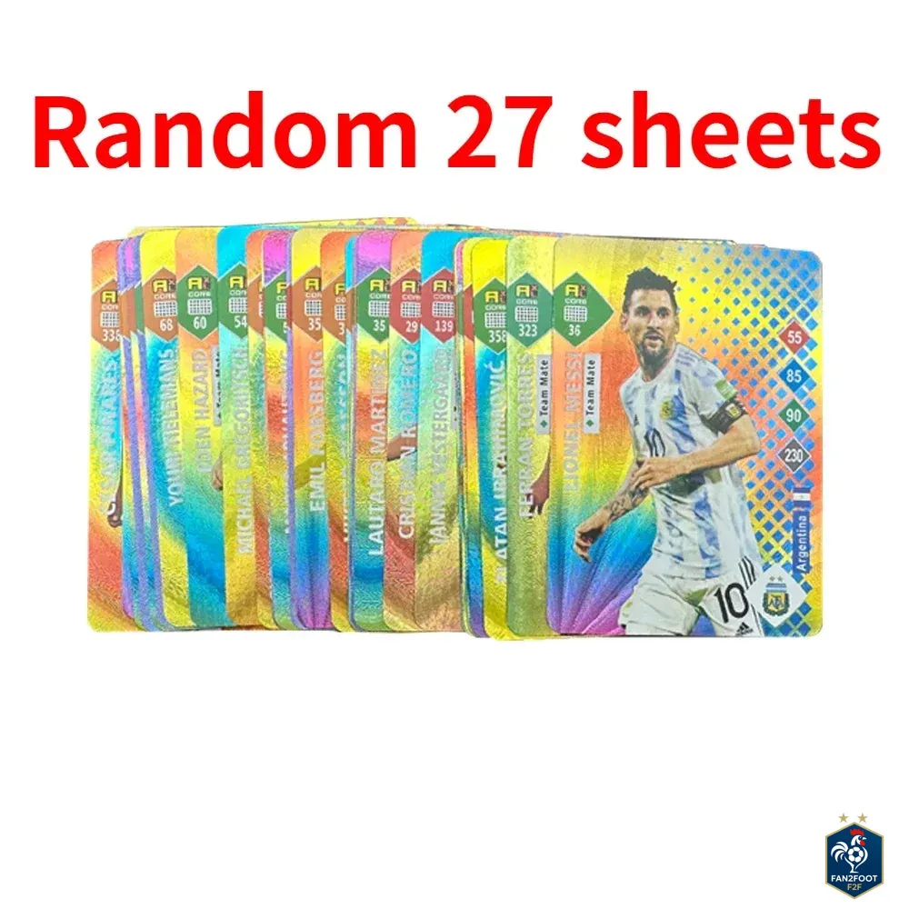 Carte Collector Football Star Or / Argent foot