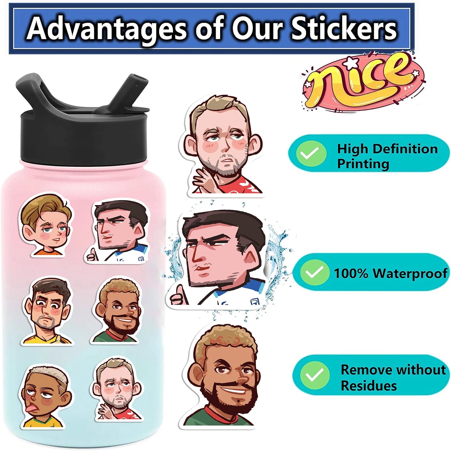 Stickers Étanches Repositionnables foot
