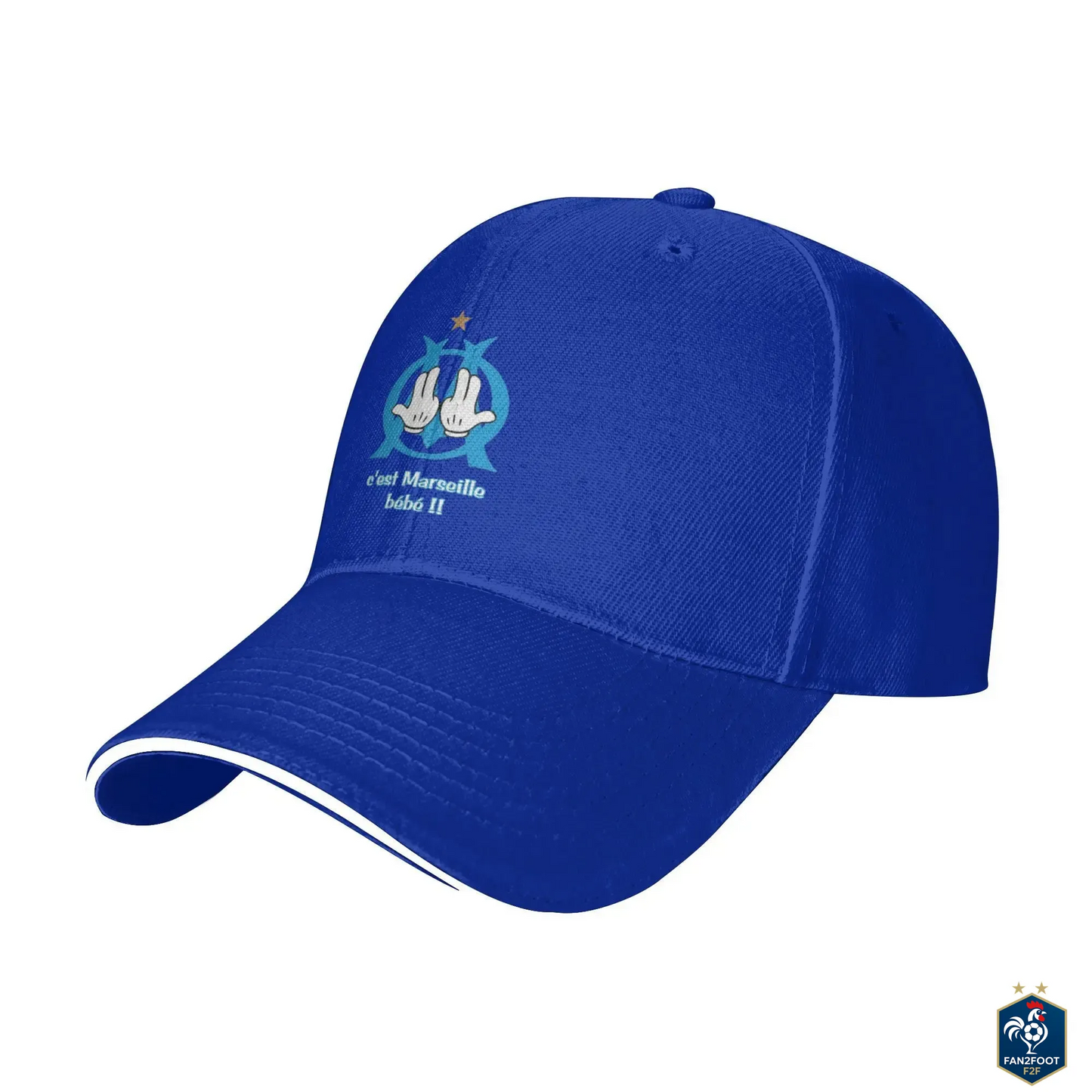 Casquette OM JUL "C'est Marseille bébé" foot