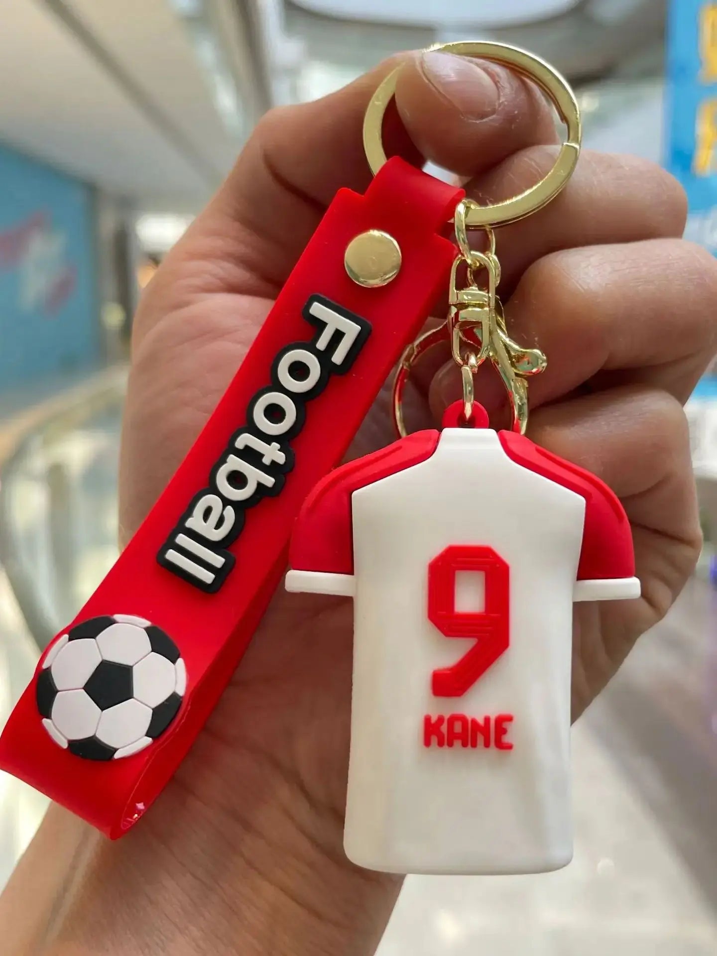 Porte-Clés Silicone Joueur foot