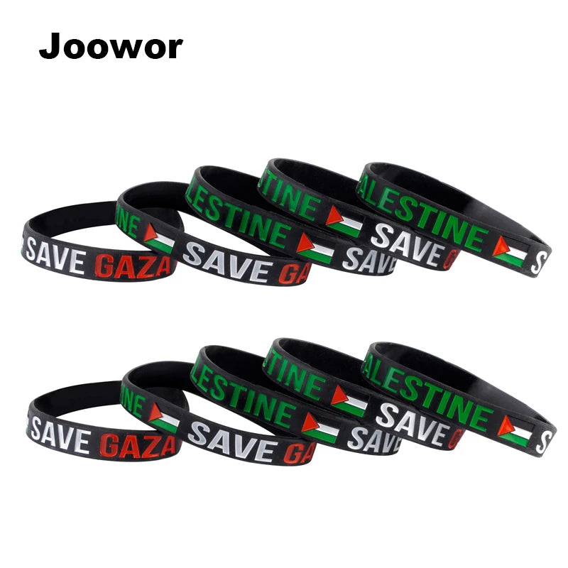 1pc Syria Flag Silicone Rubber Bracelets Sports Wrist Band Bangle for Women Men 1pcs FB-0003