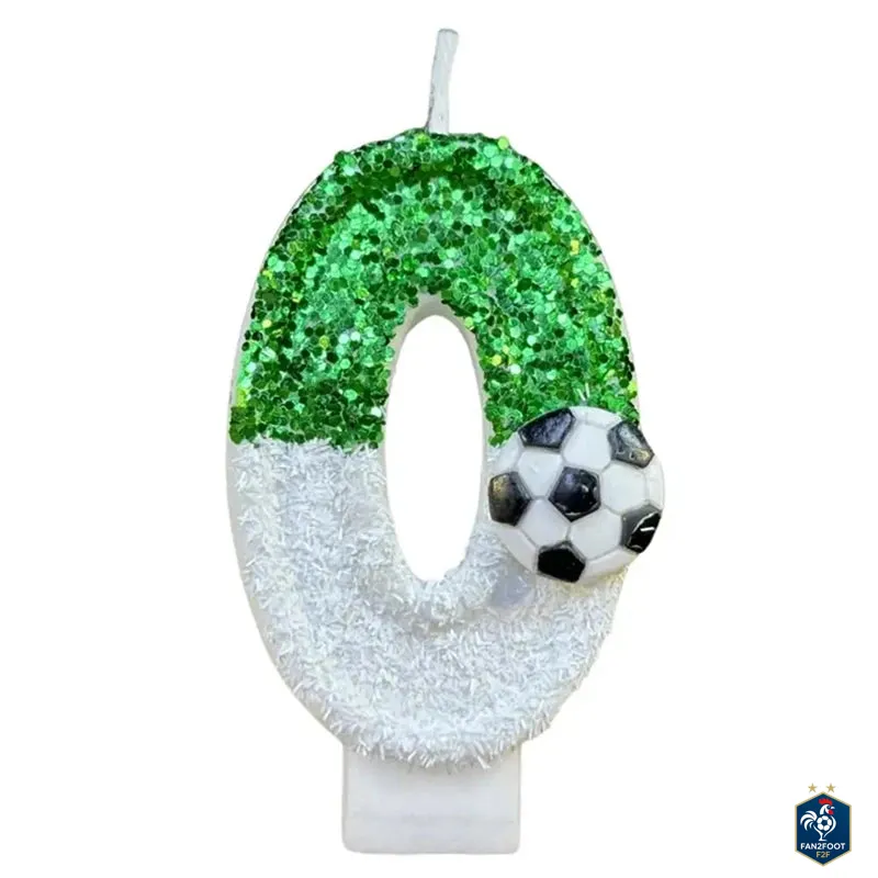 Bougie Chiffre – Décoration Anniversaire foot