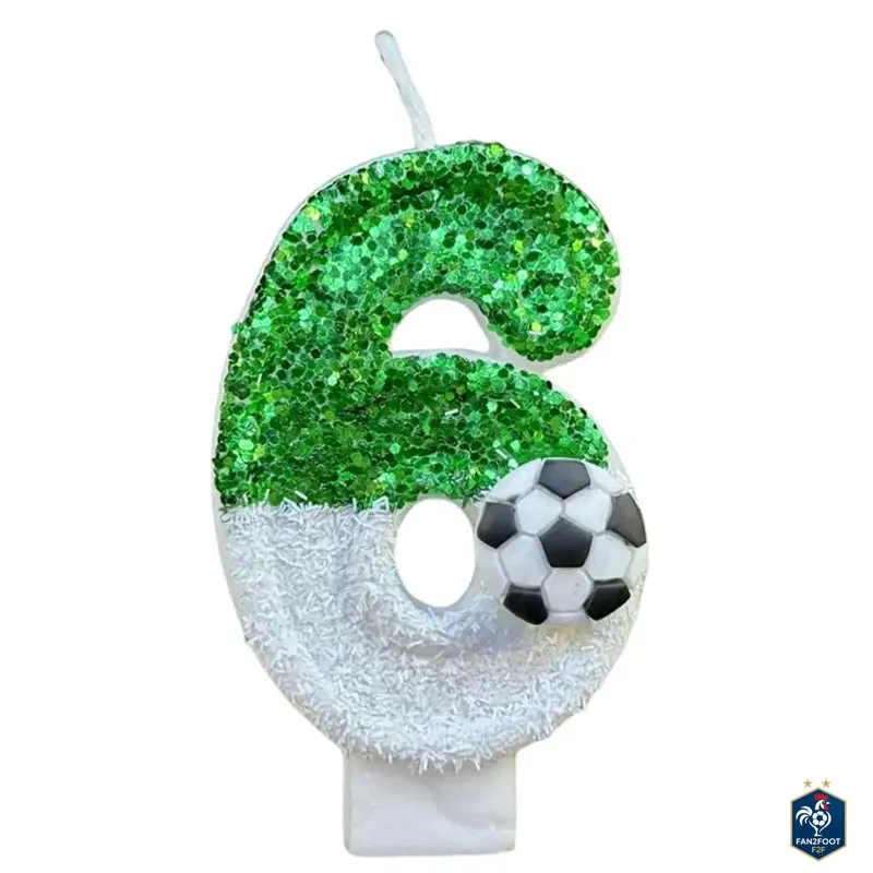Bougie Chiffre – Décoration Anniversaire foot