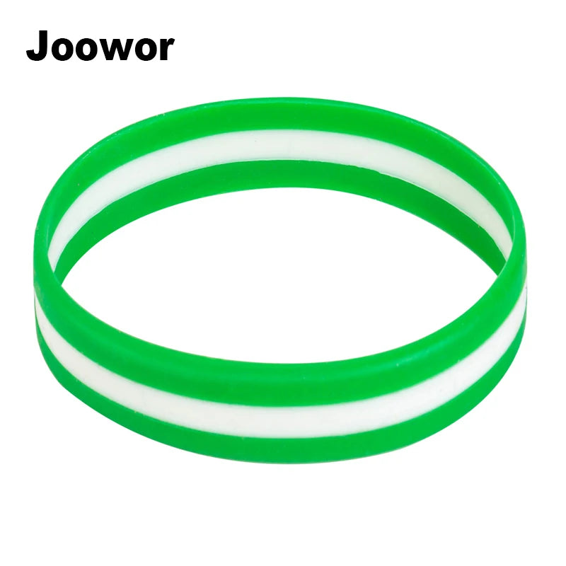 1pc Syria Flag Silicone Rubber Bracelets Sports Wrist Band Bangle for Women Men 1pcs FB-0003