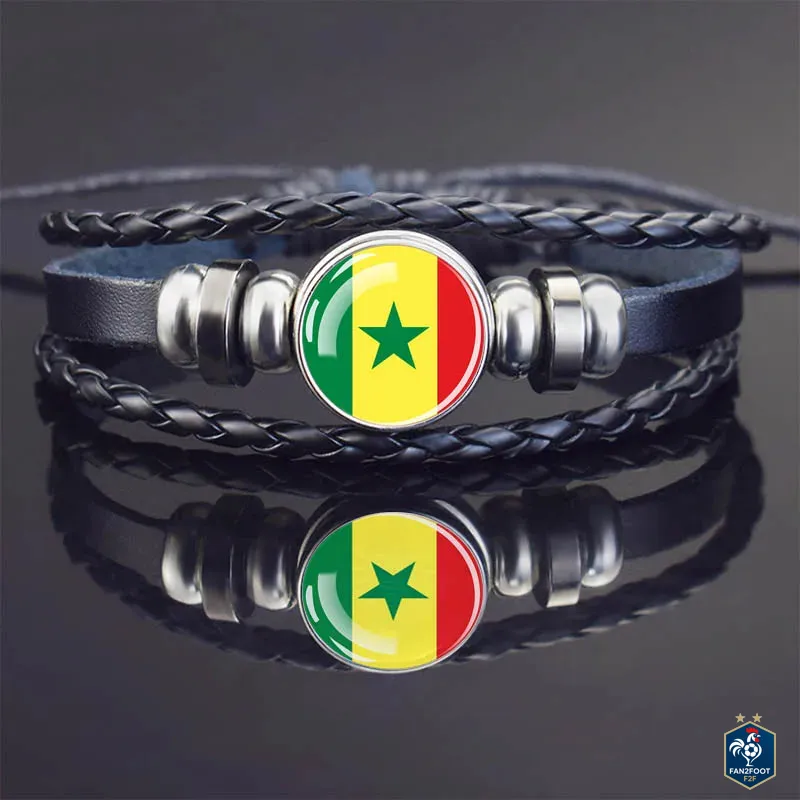 Bracelet en Cuir CAN 2025 foot