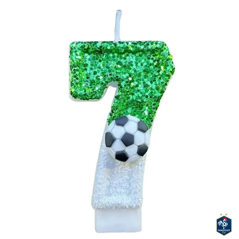 Bougie Chiffre – Décoration Anniversaire foot