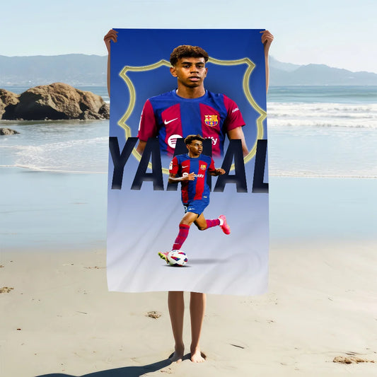 Serviette Plage Lamine Yamal foot-Fan2Foot