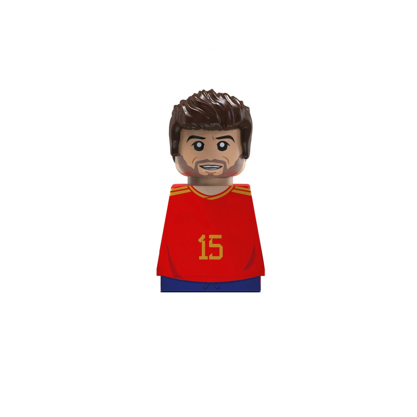 2024 NEW World Famous Football Players Keychain Figurine Messi Ronaldo Neymar Mini Action Building Block Model Toy Kids Gifts